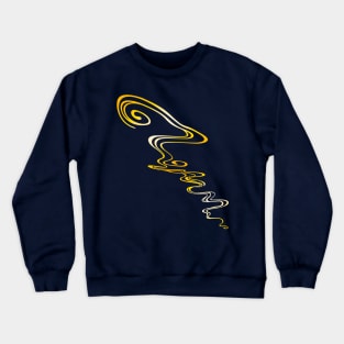 Coloured funky rhythm wave to keep the beat Crewneck Sweatshirt